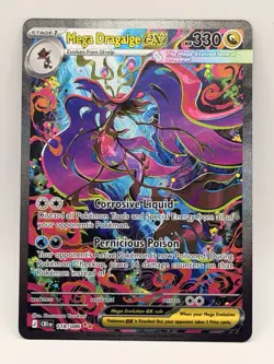 Mega Dragalge EX 118/086 SIR Full Art Holo Chaos Rising Pokemon TCG NM - Image 1
