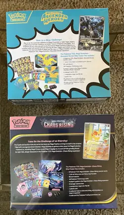 Pokemon ETB Elite Trainer Box Mega Evolution Ascended Heroes/Chaos Rising Bundle - Image 4