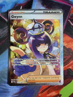Gwynn 119/084 Pokemon Pitch Black Holo SIR Illustration Rare NM-MINT - Image 1