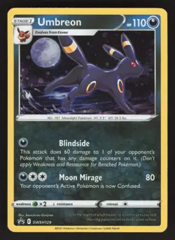 Umbreon SWSH129 Pokemon TCG Sword & Shield Promo VLP - Image 1