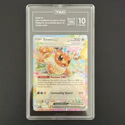 Pokemon TCG Eevee ex 075/131 Prismatic Evolutions Double Rare - TAG 10 - Image 1