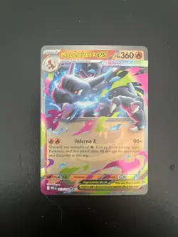 Mega Charizard X EX 013/094 Me02: Phantasmal Flames Art Holo Double Rare - Image 1