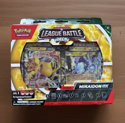 Pokemon TCG Miraidon ex League Battle Deck Box New Sealed 820650852732 - Image 1