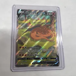 Charizard V SWSH260 Holo Promo Sword & Shield English 220HP Oswaldo Kato - Image 1