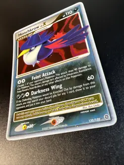 Honchkrow LV.X 132/132 | 2007 Pokemon Secret Wonders Holo LP Near Mint - Image 3