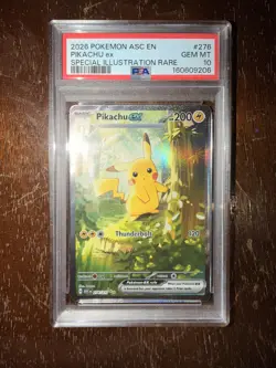 2026 POKEMON ASC EN-ASCENDED HEROES SPECIAL ILLUSTRATION RARE PIKACHU EX PSA 10 - Image 3