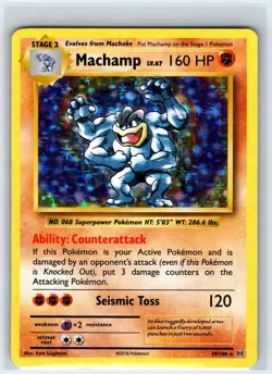 Machamp 59/108 Holo Rare Evolutions Pokemon Holo Near Mint - Image 1