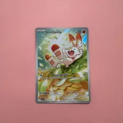 Scorbunny 225/217 NM Illustration Rare Ascended Heroes Pokemon Card English ASC - Image 1