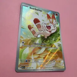 Scorbunny 225/217 NM Illustration Rare Ascended Heroes Pokemon Card English ASC - Image 3