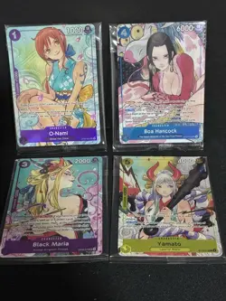 One Piece Illustration Box Promos SEALED Vol 1 & 2 Boa Nami Yamato & Black Maria - Image 1