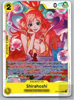 Shirahoshi OP12-102 Super Rare Legacy of the Master One Piece Foil Near Mint - Image 1