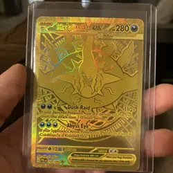 Pitch Black - Mega Darkrai EX 120/084 - Gold Mega Hyper Rare - NEAR MINT - Image 1