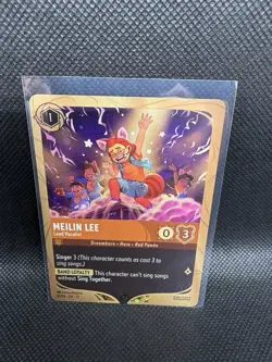 2026 Disney Lorcana Meilin Lee Promo #10/P4 Foil Vocalist Attack of the Vine! - Image 1