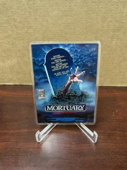 1 Grain .999 Fine Silver Horror Mortuary Art Card - Image 1
