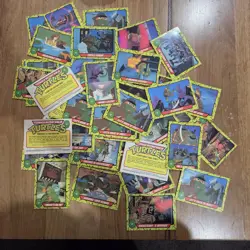 TEENAGE MUTANT NINJA TURTLES TRADING CARDS BULK LOT 1989 TOPPS - Image 1