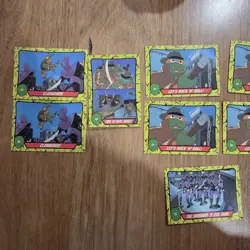 TEENAGE MUTANT NINJA TURTLES TRADING CARDS BULK LOT 1989 TOPPS - Image 2