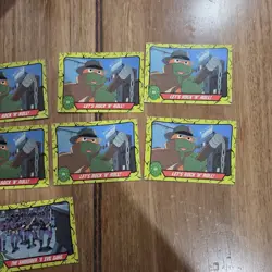 TEENAGE MUTANT NINJA TURTLES TRADING CARDS BULK LOT 1989 TOPPS - Image 3