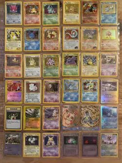 3” Binder Of Pokemon Cards 95-03 Majority Plus Extras -Good Condition In Sleeves - Image 2