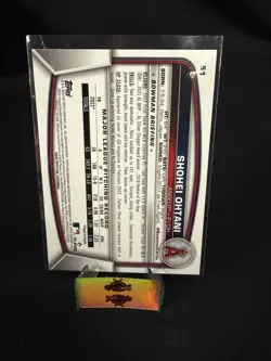 Shohei Ohtani 2023 Bowman Draft Base Card #51 Los Angeles Angels Dodgers - Image 2
