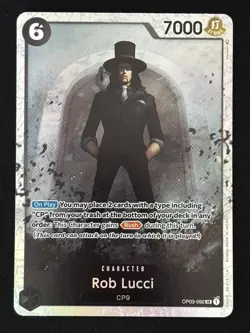 Rob Lucci (OP03-092) - Pillars of Strength (OP03) - One Piece Card Game - Image 1