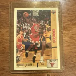 Upper Deck 1991-92 Michael Jordan Chicago Bulls #44 Base Set Basketball Card - Image 1