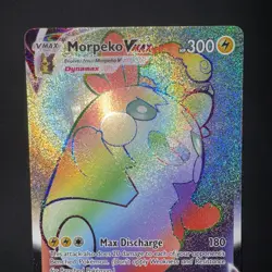 Rainbow Morpeko VMAX (Secret) 204/202 Swsh01: Sword & Shield Holo Card English - Image 3