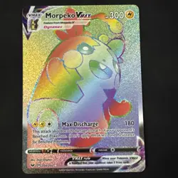 Rainbow Morpeko VMAX (Secret) 204/202 Swsh01: Sword & Shield Holo Card English - Image 5