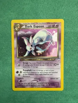 Dark Espeon - 4/105 - Pokemon Neo Destiny Unlimited Holo Rare Card WOTC NM - Image 1