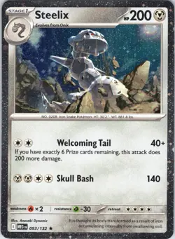 Steelix (Cosmos Holo) 093/132 Rare Miscellaneous Cards & Products Pokemon LP - Image 1