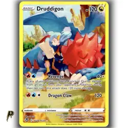 Pokemon Silver Tempest Druddigon TG09/TG30 Trainer Gallery Card NM - Image 1