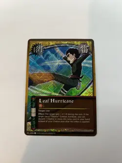 Leaf Hurricane - US006 - Promo - Diamond Foil Promo Cards NM - Naruto - Image 1