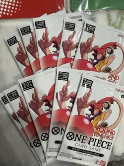 Bandai One Piece Card Game ROUND1 Promotion Pack (10 Packs) SEALED + Extra - Image 4
