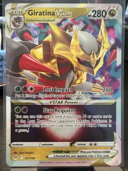 Giratina VSTAR 131/196 Lost Origin Ultra Rare Holo Pokemon TCG Card NM - Image 1