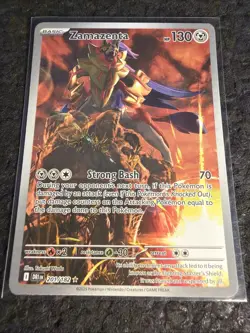 Zamazenta 201/182 Sv10: Destined Rivals Pokemon Card NM - Image 1
