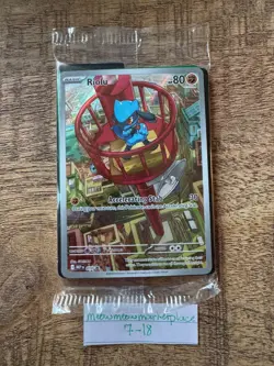 Riolu Mega Evolution ETB Pokemon Card Promo 010 Sealed - Image 1