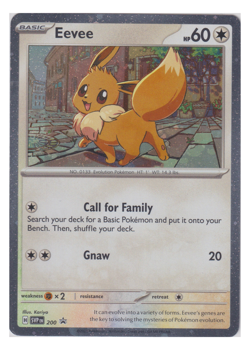 Eevee 200 Scarlet & Violet Promo Cards Promo Cosmos Holo Holo Svp - Image 1