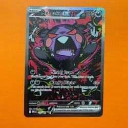 Morpeko ex SIR NM 117/084 Pitch Black Full Art Holo EX Pokemon Card English NM - Image 2