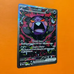 Morpeko ex SIR NM 117/084 Pitch Black Full Art Holo EX Pokemon Card English NM - Image 3