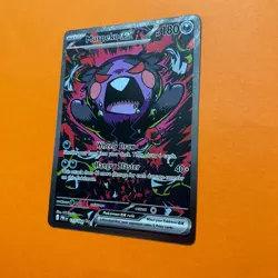 Morpeko ex SIR NM 117/084 Pitch Black Full Art Holo EX Pokemon Card English NM - Image 4