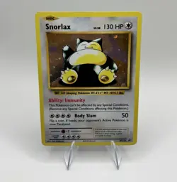 Snorlax XY179 XY Promos Holo Promo ENG 130 HP Pokemon Moderately Played - Image 1