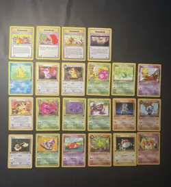 Pokemon 1st Edition TEAM ROCKET COMMON Lot Bundle 22Cards NM/LP - Image 1