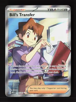 Bill's Transfer 194/165 Ultra Rare 151 Pokemon Near Mint - Image 1