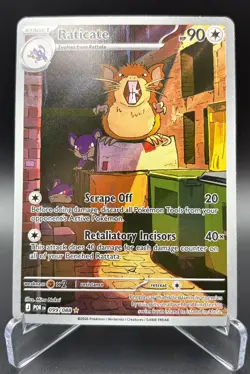 Pokemon Raticate 099/088 Illustration Rare Full Art Perfect Order - Image 1