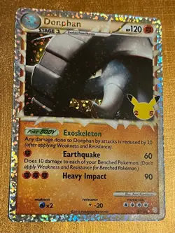 Donphan 107/123 2021 Pokemon Celebrations 25th Anniversary NM - Image 1
