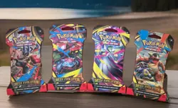 🔥🔥🔥1 Set Of 4 Pokemon TCG Mega Evalution Sleeved Booster Packs NEW! 🔥🔥🔥 - Image 1