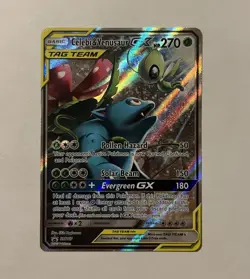 Pokemon TCG Celebi & Venusaur GX SM167 SM TAG TEAM Promo Holo English 270HP - Image 1