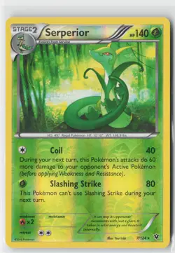 Pokemon Serperior - 7/124 - Rare Fates Collide NM - Image 1
