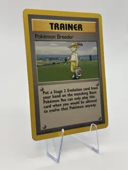 1999 Pokemon TCG Pokemon Breeder 76/102 Base Set Unlimited Rare - Image 2