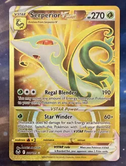 Serperior VSTAR 210/195 Silver Tempest Secret Rare Full Art Holo (EN) - Image 1