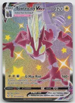 Toxtricity VMAX SV113/SV122 Holo Shining Fates Shiny Vault Pokemon NM 253 - Image 1